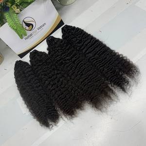 Extensiones de pelo humano de alta calidad de Vietnam Genius Weft Raw Hair con estilos ondulados y rizados disponibles - Product Image 6