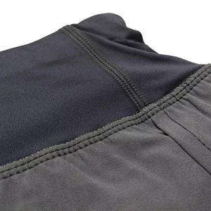 Pantalones cortos de yoga transpirables de cintura alta para mujer Venta al por mayor Pantalones cortos de entrenamiento de gimnasio sin costuras de cintura media Diseño de patrón sólido - Product Image 5