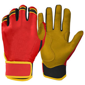 Customized Youth Adult Professional Baseball Batting Gloves Anti-Slip Cowhide Cabretta Leather Durable Customizable Hot Selling - Product Image 1