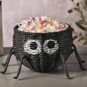 Panier en forme de chauve-souris en herbe de mer naturelle tissé à la main, décoration d'Halloween pour la maison, fabriqué au Vietnam - Product Image 5
