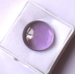 Cabujón redondo de Alejandrita de laboratorio, Parte posterior plana, cabujón de piedras preciosas de laboratorio, piedras preciosas sueltas calibradas de 5 mm a 15 mm para joyería - Product Image 3