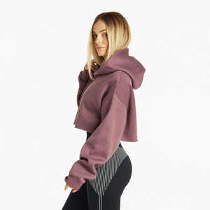 Fournisseur d'usine, sweat à capuche surdimensionné de haute qualité avec design personnalisable, streetwear respirant, sweat à capuche pour femmes d'hiver - Product Image 2