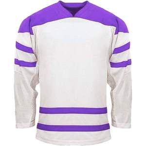 2025 maillot de hockey sur glace adulte pour hommes de l'équipe personnalisée 100% polyester impression par sublimation motif solide - Product Image 2