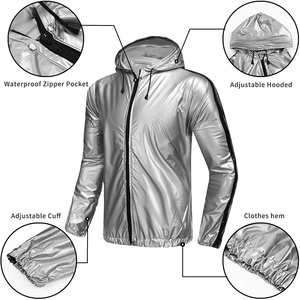 Combinaison de sauna de haute qualité en gros, vente chaude, combinaison de sauna pour la remise en forme, vêtements de sport pour la salle de sport, vêtements pour hommes - Product Image 6