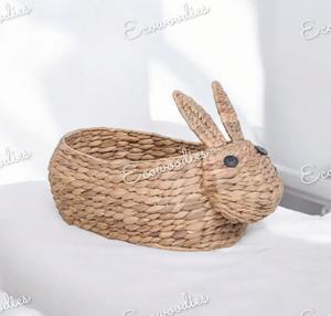 New Arrival Animal Shape Rattan Basket Kid Education Rattan <b>Toy</b> Storage Basket For Nursery Decor & KIds <b>Toys</b> Storage Solution - Product Image 2