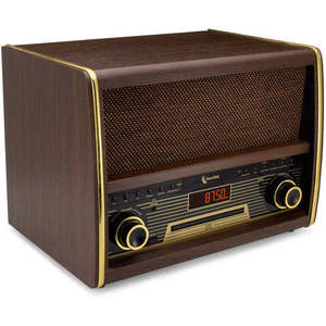 Retro AM/FM Radio with CD Player, <b>Bluetooth</b>, & Aux-In - Product Image 2
