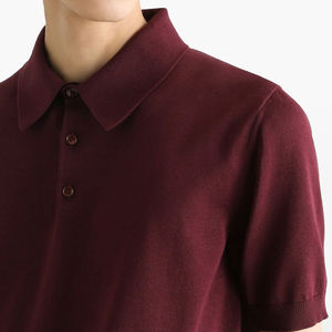Custom Mercerized Cotton Men's for Polo <b>Shirts</b> Straight Hem <b>T</b>-<b>Shirts</b> for Summer Formal Golf Business <b>Office</b> Breathable Knitted - Product Image 3