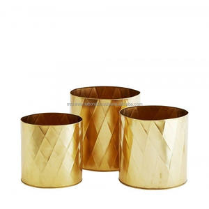 Florero de Metal para decoración del hogar, florero de gran venta, florero decorativo para puerta de hotel - Product Image 2