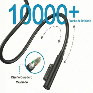 Alimentatore 24W 12V 2A per Microsoft Surface Pro 3 Pro 4, in Lega di Alluminio, Presa EU Standard, Uscita 5V/1A, Potenza 90W - Product Image 4