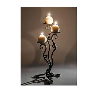 Modern metal candle tealight holder shaped to complement contemporary décor while offering peaceful soft <b>lighting</b> for evenings - Product Image 1