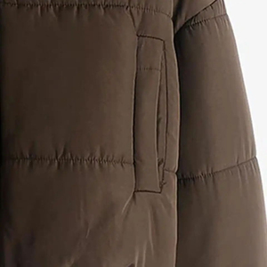 แจ็กเก็ตตัวสั้นทรงซิปปิดทำจากผ้าโพลีเอสเตอร์100% แบรนด์ส่วนตัว - Product Image 6