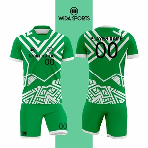 Nueva Camiseta Deportiva de Fútbol Personalizada de Poliéster Liso y Transpirable para Hombre, Uniforme de Fútbol de Secado Rápido en Venta - Product Image 1