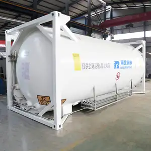20ft 40ft ISO Tank konteyner 20000L sıvı yağ yakıt depolama konteyner tankeri