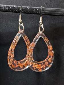 Handmade Wholesale Resin Earrings Khadim Handicrafts High Quality Fashion Jewelry Unique Designs Customized Colors Sizes for - Product Image 3