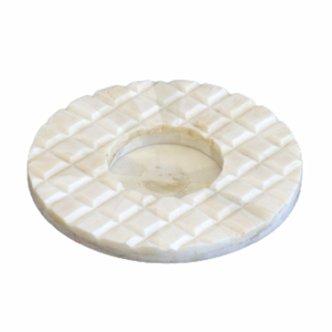 Juego de posavasos redondos con diseño de hojas negras, incrustaciones de hueso, de la mejor calidad a bajo precio - Product Image 2