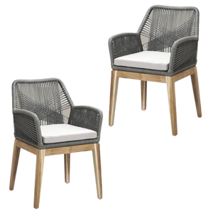 Muebles de exterior de estilo minimalista moderno, producto de alta calidad, sofás individuales con cómodos cojines hechos a mano de Indonesia - Product Image 1