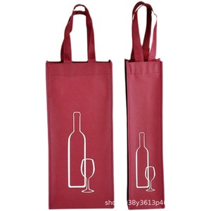 Bolsa de Regalo Ecológica para Vino Tinto, de Tela No Tejida, con Logotipo Personalizado, Asa Reutilizable, para Almacenamiento de Bebidas - Product Image 2