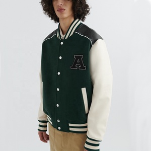 Veste universitaire à col montant en toile personnalisée de l'université DCY Veste pull imperméable coupe-vent pour hommes avec logo personnalisé Service OEM - Product Image 3