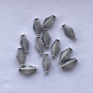 10mm 16mm 925 plata esterlina cometa ataúd hecho a mano cuentas oxidadas hallazgos espaciadores gran agujero DIY del fabricante en línea India - Product Image 3