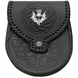 Kilt Escocés Hecho a Medida, Sporran de Cuero Genuino, Último Diseño, Ropa de Día de Cuero, Logotipo Personalizado, Precios al por Mayor, Marca ZIWA, 10 Piezas - Product Image 1