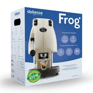 Coffee and Cappuccino Maker Didiesse Frog Revolution Vapor Yellow Pod Coffee Machine For Home Hotel Office