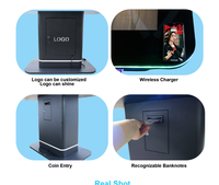 DEDI Manufacturing 43 pouces Multi Touch Étanche Interactive Lcd Écran Café Table De Jeu Intelligente Avec Tactile Pour Mall Restaurant