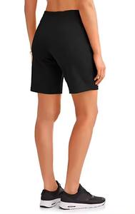 Haute qualité athlétique femmes shorts vêtements vêtement athlétique fonctionne femmes essentiel français éponge Bermuda Shorts respirant - Product Image 2