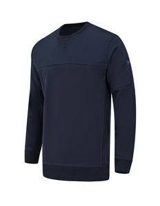 Sweatshirts à col rond teints unis de haute qualité pour hommes avec logo personnalisé Méthodes d'impression numérique à motif solide d'hiver - Product Image 3