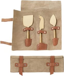 Best Quality Handcrafted 3pcs Metal <b>Cheese</b> Knives <b>Set</b> with Gold Finished Used for Kitchen Breakfast Hotel Restaurants - Product Image 3