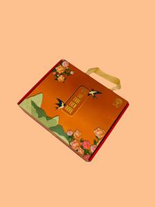 กล่องแข็งแบบพับได้เคลือบเงาสีทองยูวีแบบกำหนดเองสำหรับปั๊มฟอยล์สลักลายนูนริบบิ้นบรรจุภัณฑ์รังนก - Product Image 4