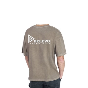 เสื้อยืดทรงหลวมแบบสั่งทำพิเศษ ผ้าฝ้ายระบายอากาศ คอกลม สวมใส่สบายๆ สำหรับฤดูร้อน สั่งซื้อจำนวนมาก - Product Image 2