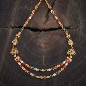 Chic Silver Layered Temple <b>Necklace</b>-Fashionable Accessory - Product Image 4