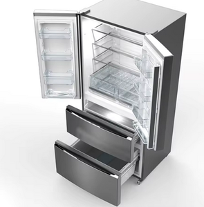 Refrigerador moderno de varias puertas para cocina con tecnología de ahorro de energía - Product Image 1