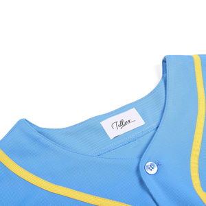 Dernière conception 2025 Maillot de baseball Vente en gros Mode vierge 100% Polyester Maillot de baseball pour hommes à bas prix Service OEM - Product Image 3