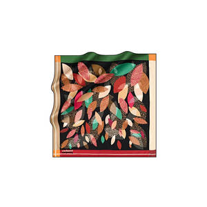 Colorful 90x90 Cacharel Polyester Twill <b>Square</b> <b>Scarf</b> - Product Image 1