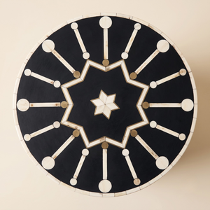 Modern Bohemian Inlaid Bone Inlay Design <b>Bedside</b> <b>Table</b> High Quality Home Bedroom Living Room <b>Vintage</b> Ottoman Retirement - Product Image 2