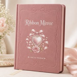 LABON Cuaderno Personalizado de Amor Propio, Cubierta de Lino Rosa Premium, Diario de Afirmaciones, Cuaderno de Reflexión, Set de Regalo para el Bienestar Femenino - Product Image 5