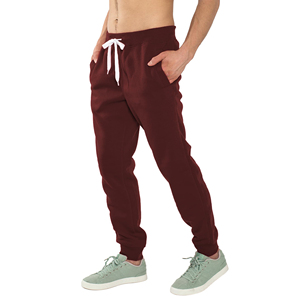 Pantalon de survêtement OEM en gros, vierge, confortable, en molleton, personnalisable, pour le jogging, avec impression et couleur contrastée unie - Product Image 2