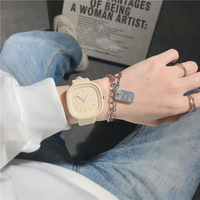 Montre à quartz carrée en plastique colorée, mignonne et décontractée, style sport et mode, pour femmes et jeunes filles - Vente en gros Fenyi