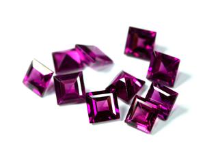 พลอยเทียมธรรมชาติเจียระไนเหลี่ยมเพชรพลอยสำหรับนักสังหารรูปสี่เหลี่ยมจัตุรัส - Product Image 2