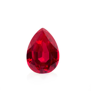 Biron Hot Bán Chất Lượng Cao Hồng Kông Nhà Cung Cấp 5-8Mm Mắt Sạch Lê Hình Phòng Thí Nghiệm Grown Sapphire Ruby Đá Quý - Product Image 2