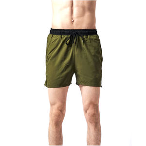Natural Soft 100% Cotton Solid Men <b>Shorts</b> Lightweight Quick-Drying Elastic Waist Summer Comfortable Breathable <b>Cheap</b> Price Sale - Product Image 1