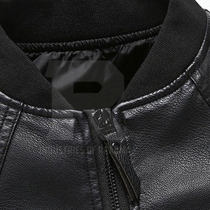 เสื้อแจ็คเก็ตหนังผู้ชายคุณภาพสูง สไตล์วินเทจ แฟชั่นลำลอง เสื้อแจ็คเก็ตหนังแท้สำหรับผู้ชาย เสื้อคลุมทันสมัยสำหรับฤดูใบไม้ร่วงและฤดูหนาว - Product Image 6