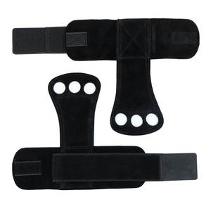 Entraînement Pull Up Gymnastique Poignées En Cuir Bodybuilding Fitness Trainer Exercice Haltérophilie PU Poignée En Cuir - Product Image 5