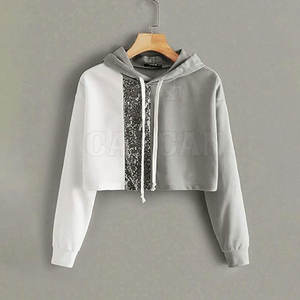 Vente directe d'usine, sweat-shirts à capuche pour femmes, dernier design, grande taille, vêtements d'hiver, respirant, confortable, à capuche, 100% coton - Product Image 2