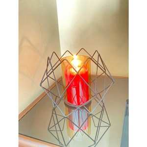 โหลเทียนงานพิมพ์แฮนด์เมดสุดหรูพร้อมฝาปิดของตกแต่งคริสต์มาส - Product Image 1