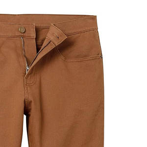 Pantalones de Lona Vaquera para Hombre, Estilo Urbano, Colores Personalizados, Corte Regular, Cintura Media, Pierna Recta, Transpirables, Ajustables, Estilo Deportivo - Product Image 5