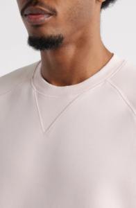 Sweat-shirt d'hiver pour homme en molleton 100% coton mélangé, personnalisé, avec logo brodé, coupe oversize, épaules tombantes, fermeture éclair sur le devant, écologique - Product Image 3