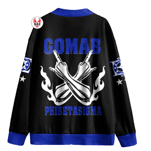 Personnalisé Phi Beta Sigma pull acrylique pour hommes coton brodé haute respirant vêtements grecs vente en gros cardigan en tissu - Product Image 3