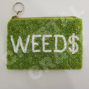 Porte Monnaie dete Seed Pochette à monnaie perlée Belle porte-monnaie perlé personnalisé Portefeuille pour femmes Pochette à monnaie à la mode avec - Product Image 6